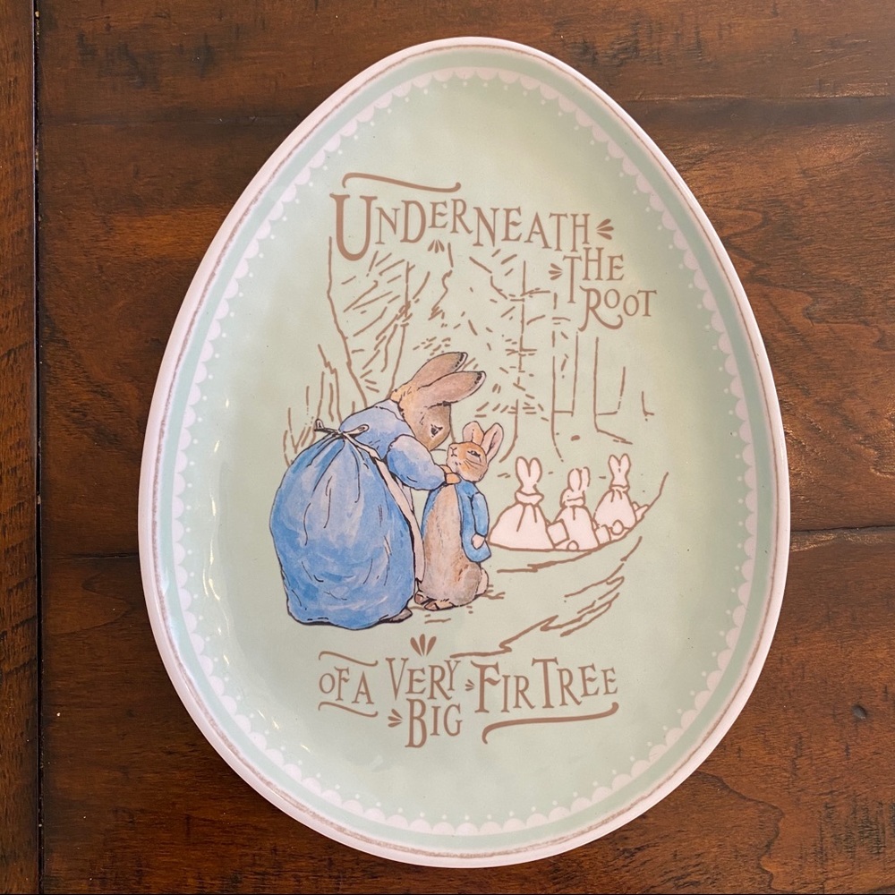 Pottery Barn Kids Peter Rabbit Plate Easter